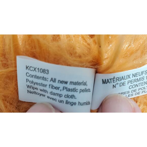 Hallmark Fox Plush Stuffed Animal Orange Striped Neck Scarf White Tip Tail 12.5" - Picture 11 of 12